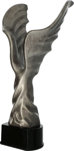 Statuetka odlewana srebrne skrzydła na czarnym cokole trofeum - RFST3030_S.png