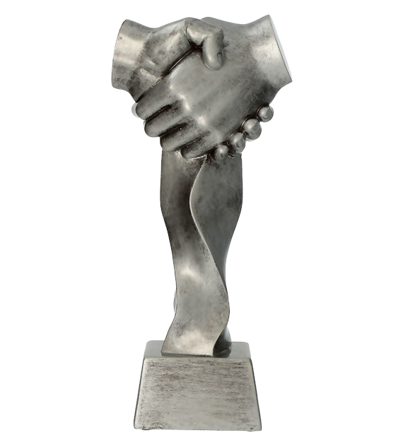 Trofeum statuetka Fair Play dłonie na postumencie - RFST3019_S.png