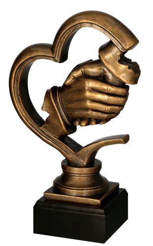 Statuetka odlewana brązowy uścisk dłoni-RFST3047_BR_bok.png