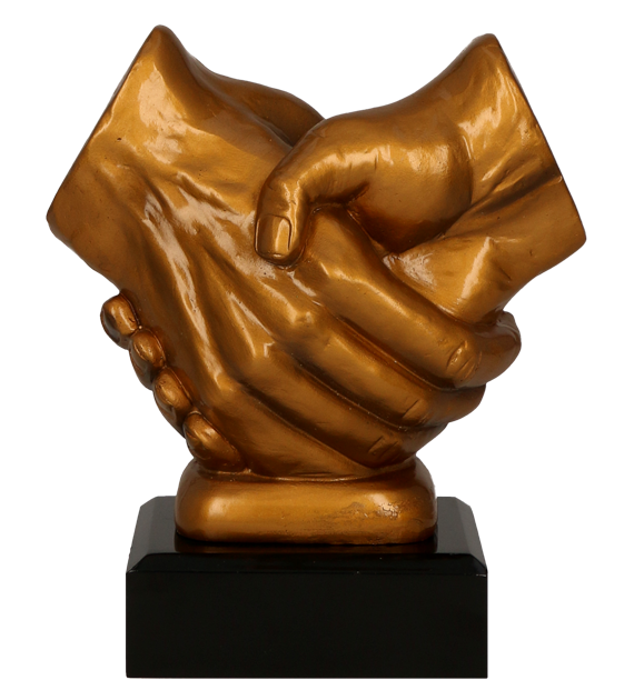 Eleganckie podziękowanie za współpracę statuetka złota - RFST2089_G.png