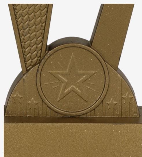 Statuetka odlewana złoty uścisk dłoni - emblemat