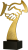 Duża statuetka metalowa uścisk dłoni Big Line 31 cm - BL-HUG.png