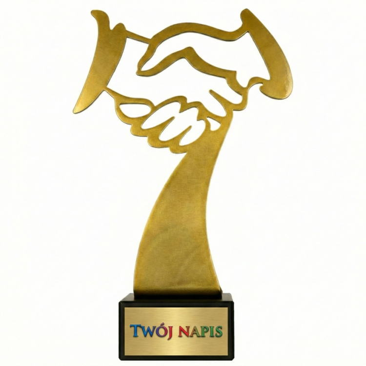 Wysoka nagroda biznesowa z tabliczką z nadrukiem kolorowym - bl-hug-lux.png