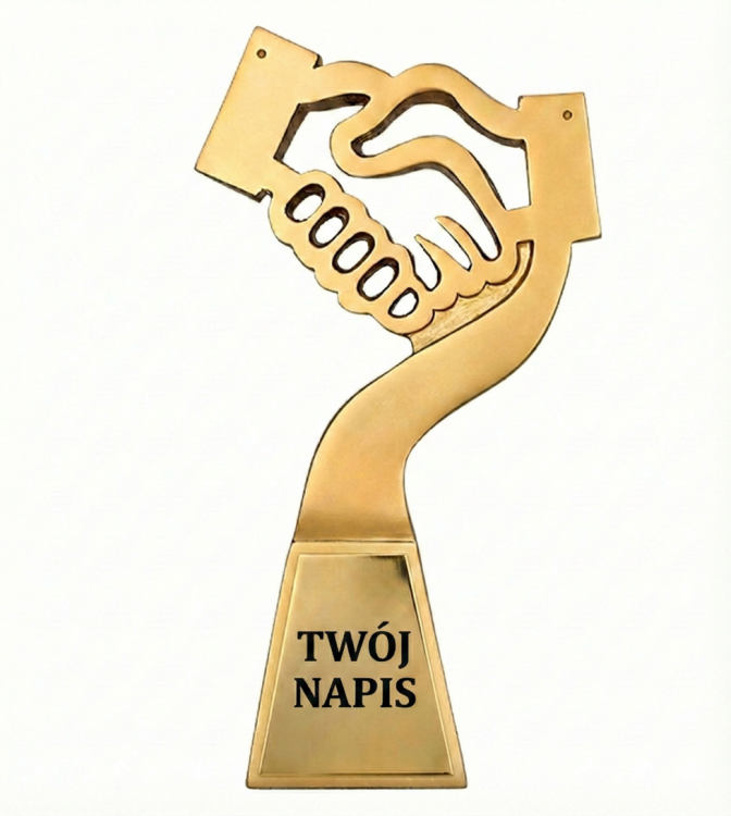Statuetka złote dłonie z grawerowaną tabliczką - RP5014-GR.png