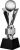Eleganckie trofeum z grubego szkła kryształowego